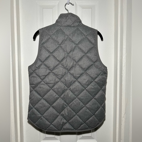 J. Crew Quilted Utility Vest Gray - Picture 2 of 10